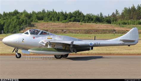 Ln Dhz De Havilland Vampire T Private Eeli Jetphotos