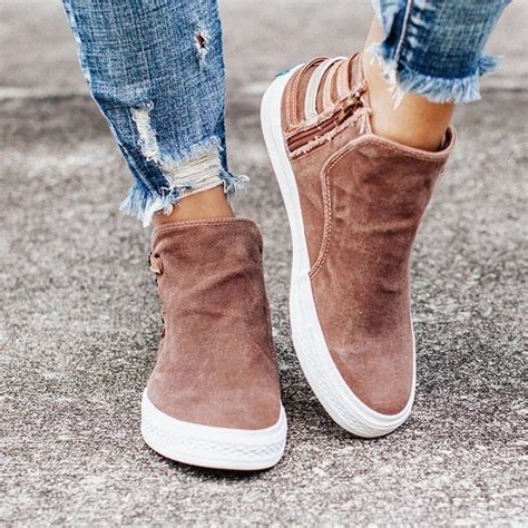 Daily Flat Heel Ankle Boots Zolucky