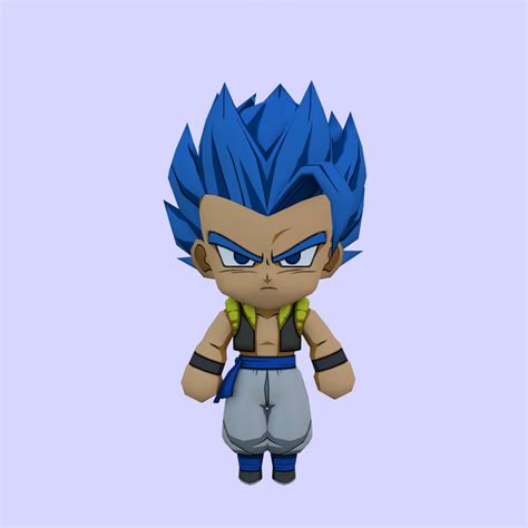 Gogeta Super Saiyan Blue Chibi Z Etsy Australia