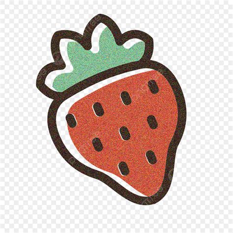 Fruta Fresa Dibujo Animado Fresa Dibujo Pintado A Mano PNG Dibujos