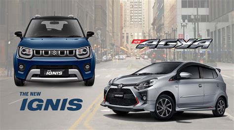 Komparasi Pilih Suzuki Ignis Gx Atau Toyota Agya Trd