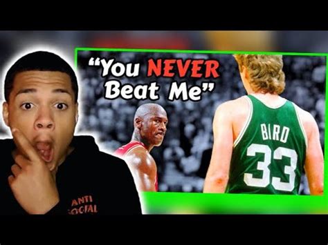 Lebron Fan Reacts To The Best Larry Bird Vs Michael Jordan Story Ever