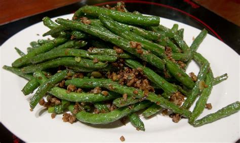 Sichuan Dry Fried Green Beans Recipe Gan Bian Si Ji Dou Fried Green