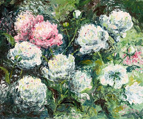 Pink Peonies Oil Painting