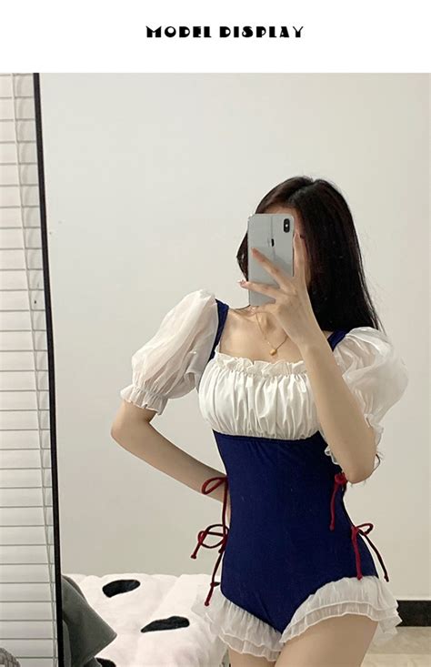 Summer New Bikini Swimwear Swimsuit Korean Conservative Ins Fashion Cute Sexy One Piece