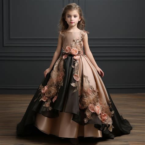 Premium Photo Kids Formal Dress