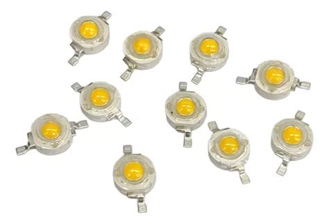 10 Unidades Led 3w Blanco Calido 2 8 3 2v 3000k