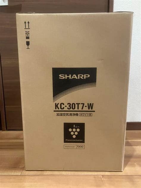 新品未開封品2021年式 Sharp 加湿空気清浄機 Kc 30t7 W 白 メルカリ