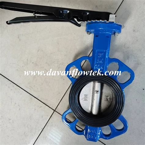 Manual Cast Ductile Iron Ggg Wafer Lug Flanged Handle Without Pin