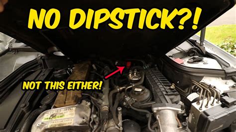 Mercedes No Dipstick How To Check Your Oil Level W203 W221 W211 Etc