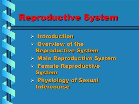 Ppt Reproductive System Powerpoint Presentation Free Download Id