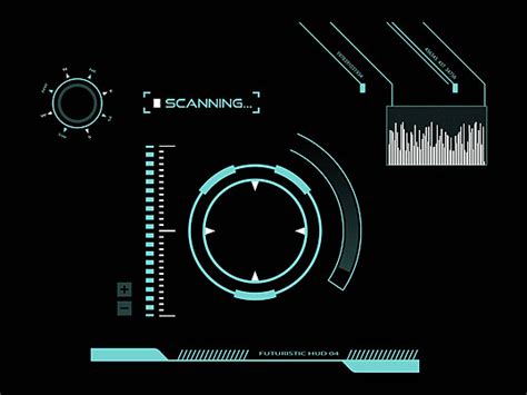 Futuristic Touch Screen User Interface Hud Graphic Interactive