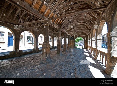 Interior Of Medieval Market Hall Built In 1697 By Sir Baptist Hicks In