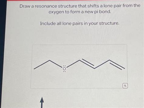 Solved Draw A Resonance Structure That Shifts A Lone Pair