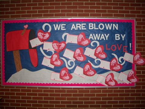 Our February Bulletin Board Valentines Day Bulletin Board Valentine Bulletin Boards February