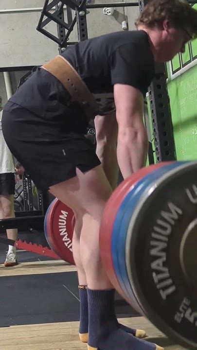 210kg X 3 Deadlifts Youtube