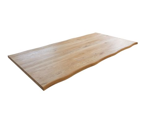 Esstischplatte Edge Pure 200x100 Eiche Natur Live Edge DELIFE