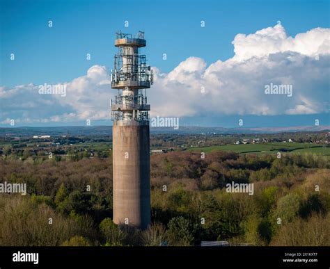 Aerial Image Of Bt Communication Tower In Heaton Park Greater