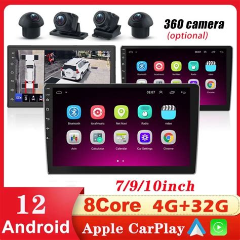 Android Car Stereo 7 9 10inch Head Unit 4G 32G 8 Core 2Din Support