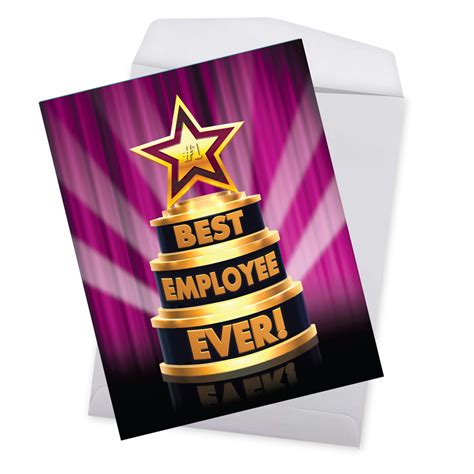 Best Employee Ever Funny Employee Appreciation Day Big Card