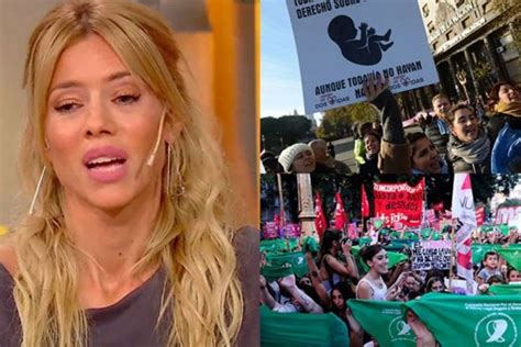 Nicole Neumann y un furioso descargo contra la legalización del aborto