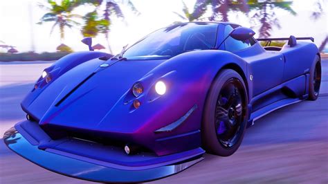 Forza Horizon Pagani Zonda Cinque Roadster Test Drive Gameplay