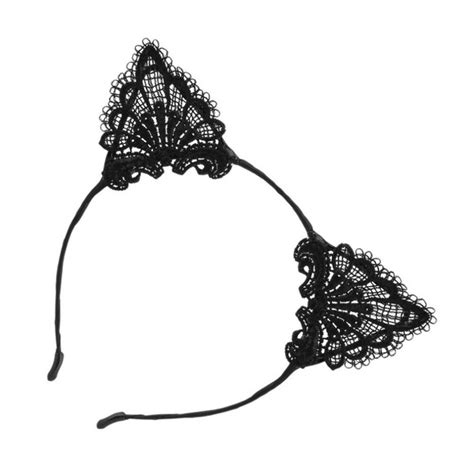 Accessories Sexy Black Lace Cat Ears Headband Poshmark