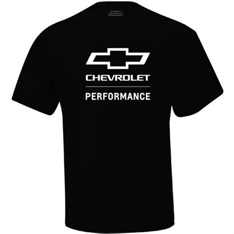 Chevrolet Performance Mens Black Short Sleeve Tee Shirt Chevy Ebay