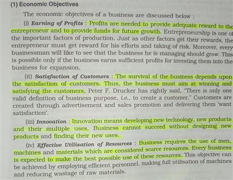 Economic Objectives Of Business Bachelor Of Commerce Studocu