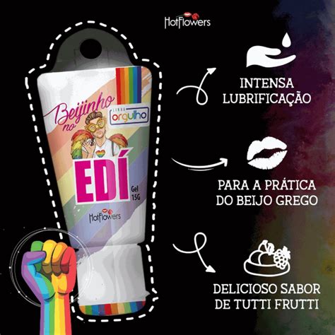Gel Beijinho No Edí Lubrificante para Beijo Grego Oral g Hot Flowers Shopee Brasil