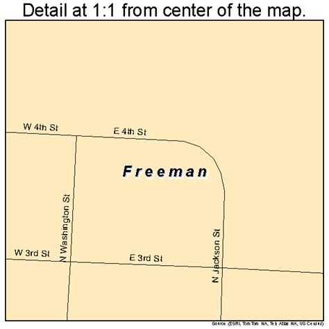 Freeman Missouri Street Map 2925894