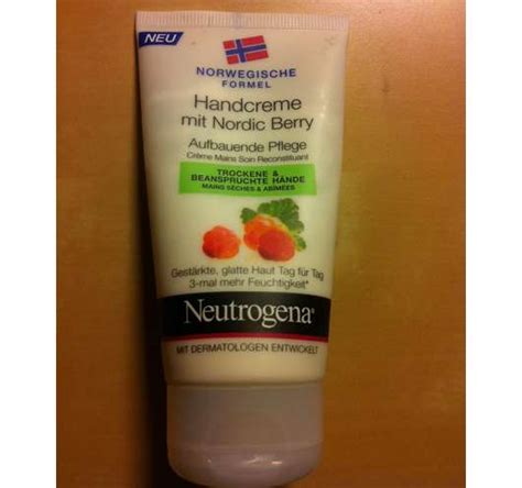 Test Handpflege Neutrogena Norwegische Formel Handcreme Mit Nordic