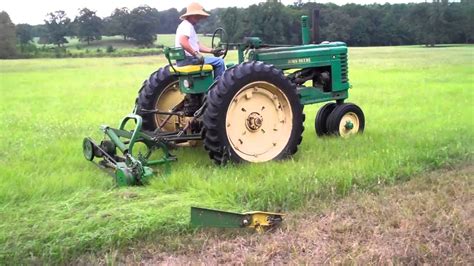 John Deere 48A And JD 350 Sickle Mower YouTube