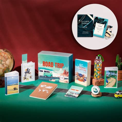 Coffret Livres Road Trip Carte Cadeau Mois Kube