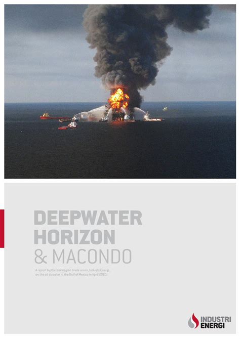 Pdf Deepwater Horizon Macondo Industriall Horizon Macondo