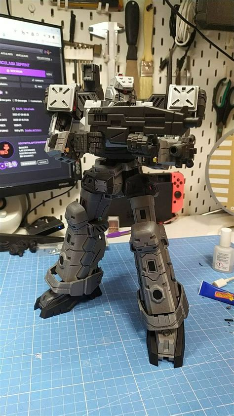 3D Printer Armored Core Last Raven Mecha 3DPrint Articulated Action