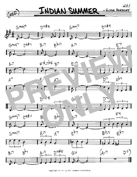 Indian Summer Sheet Music Direct