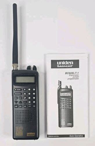 Uniden Bearcat BC60XLT 1 30 Channel 10 Band Handheld Radio Scanner W