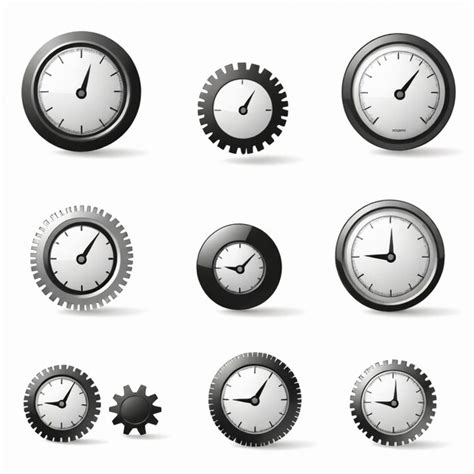 Premium Vector A Series Of Clocks With Different Time Zones