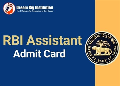 Rbi Assistant Mains Admit Card 2023 Phase 2 Call Letter Soon