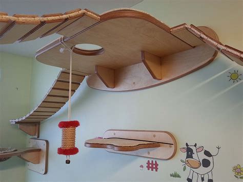 Habitat Para Gatos Por Goldtatze Cuarto Para Gatos Casa Rbol Gato