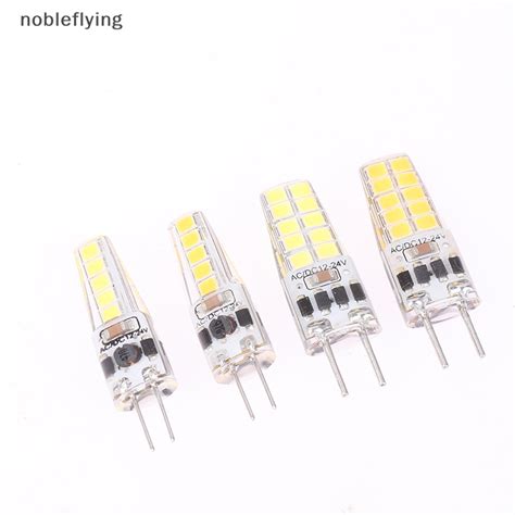 Nf G4 หลอดไฟ Led Ac Dc12 24v 2w 10led 3w 20led ซิลิโคน ประหยัดพลังงาน