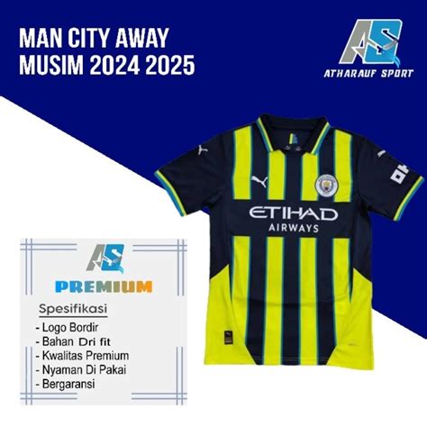 Jual Jersey Man City Away G O Baju Bola Tandang Terbaru