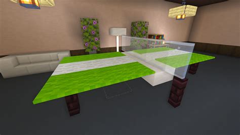 Ping Pong Table By Jgerecke Minecraft Build Tutorial