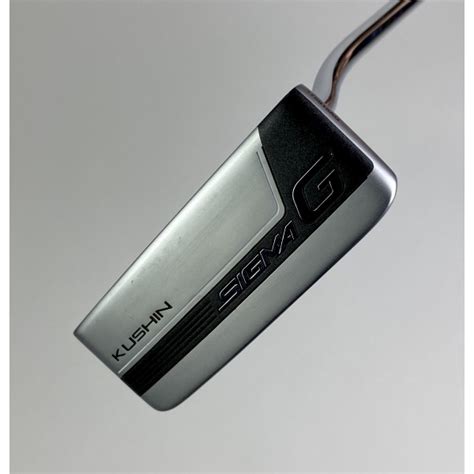 Used RH Ping Black Dot Sigma G Platinum Kushin 35 Putter Steel Golf