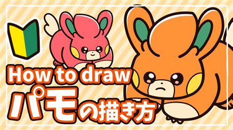 【ポケモンsv】初心者でも簡単！パモの描き方解説！how To Draw Pawmi In Pokemon Youtube