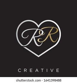 Rj Love Logo Design Vector Icon Stock Vector (Royalty Free) 1641399421 ...