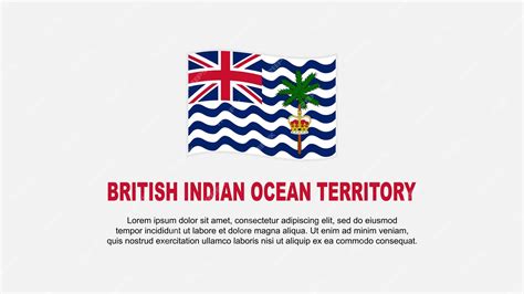 Premium Vector British Indian Ocean Territory Flag Abstract