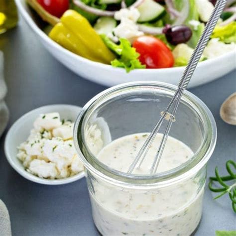 Easy Homemade Ranch Dressing Recipe Only 28 Calories