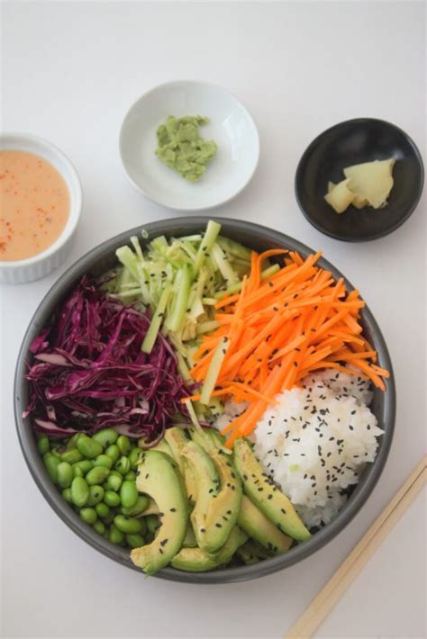 Vegan Sushi Bowl Earthly Superfoods